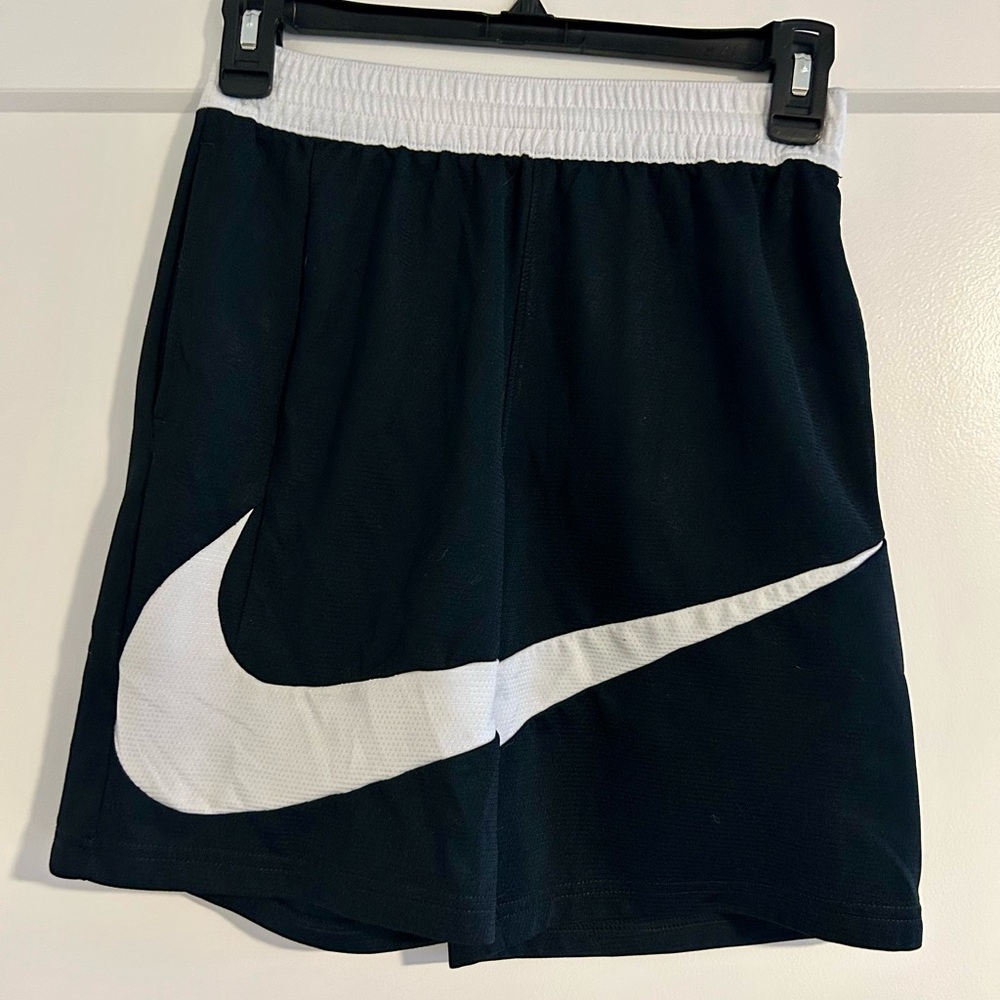 Nike Black and White Kids Casual Shorts